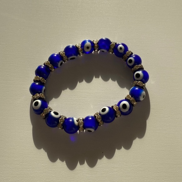 EVIL EYE BEADED BRACELET - Picture 1 of 4